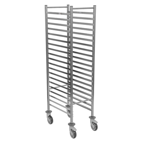 Matfer Bourgeat 20 Level Gastronorm Flat Pack Racking Trolley 1/1GN