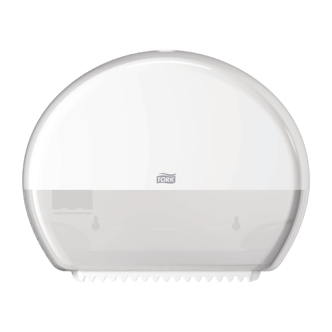 Tork Mini Jumbo Toilet Roll Dispenser White product image