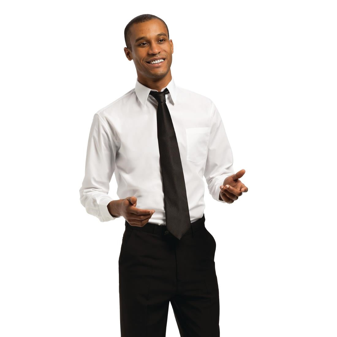 Chef Works Unisex Long Sleeve Shirt White XL product image
