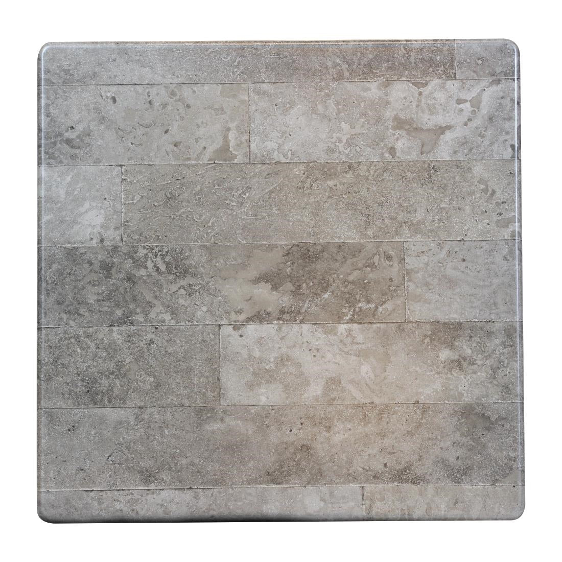 Square Laminate Table Top Concrete 600mm product image