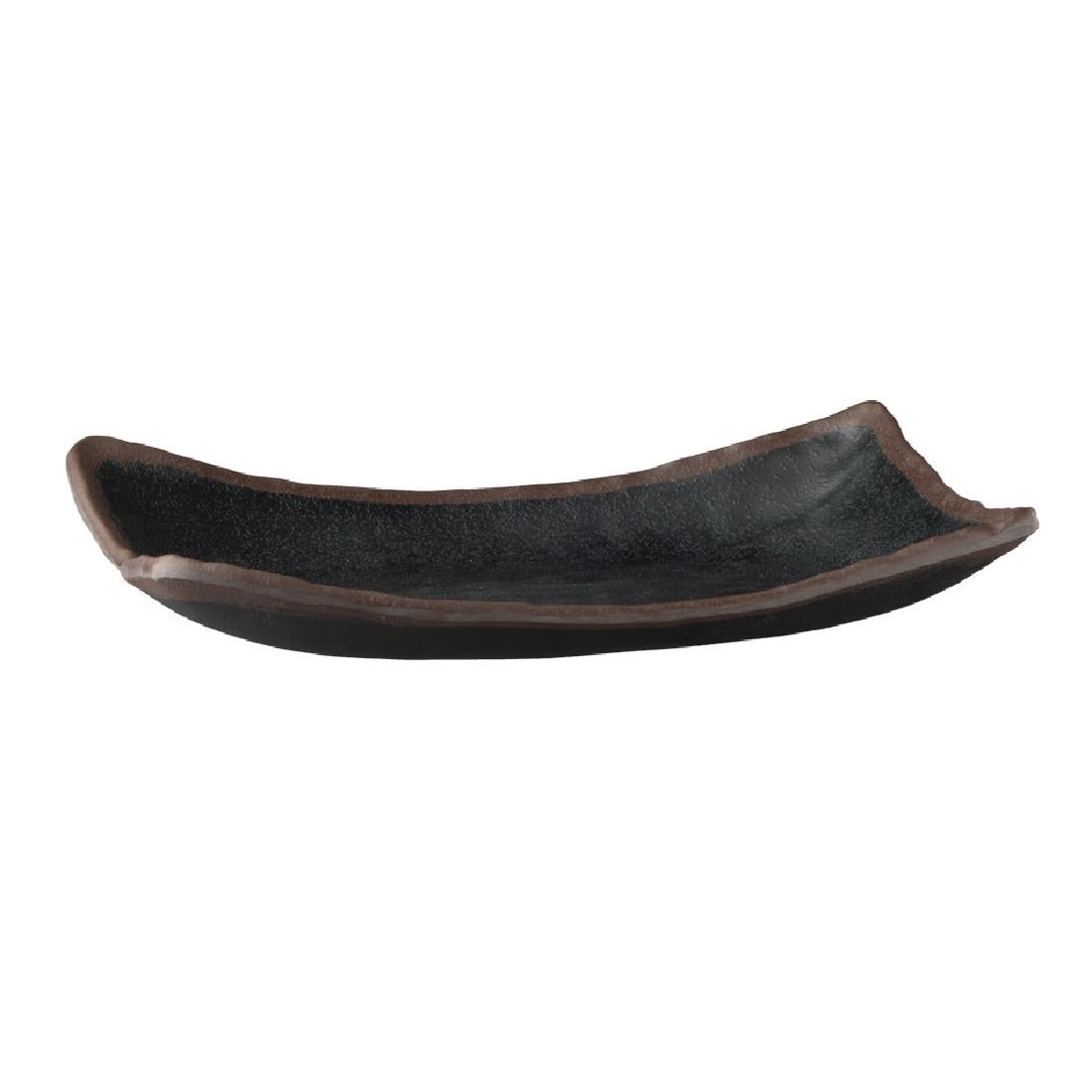 APS Marone Melamine Platter Black 265x 165mm product image