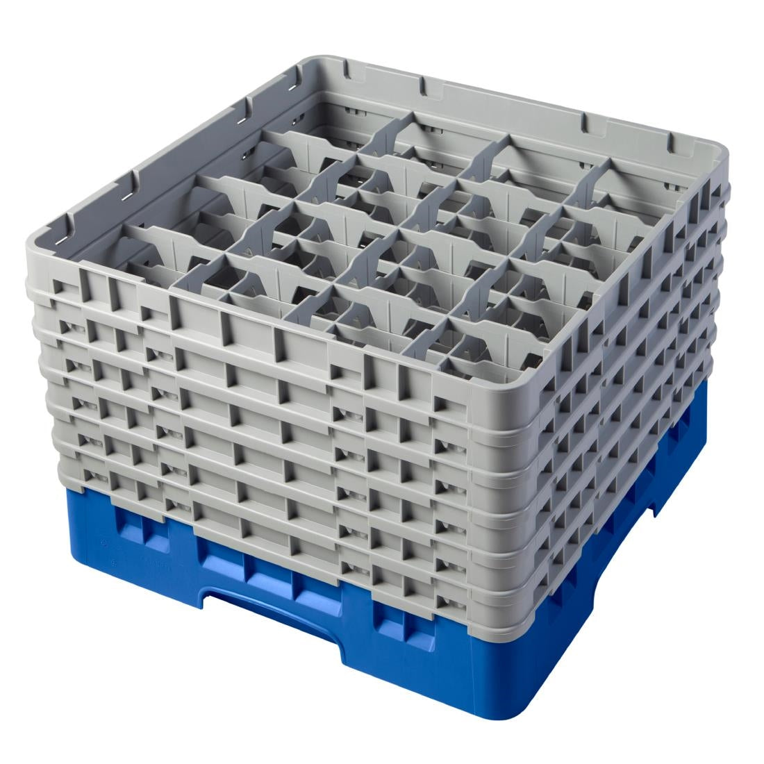 Cambro Camrack Blue 16 Compartments Max Glass product image