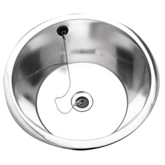 Franke Sissons 430mm Round Inset Sink Bowl Rimmed Edge