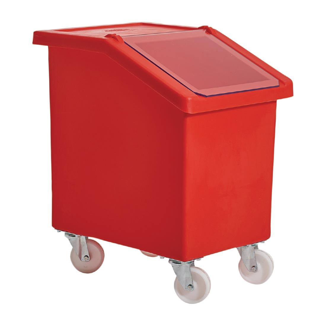 Mobile Ingredient Bin 90Ltr Red product image