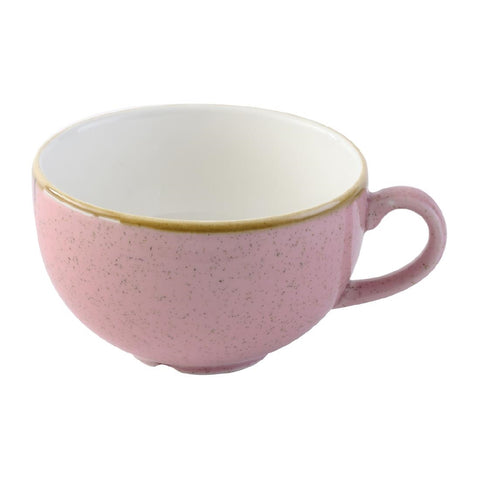 Churchill Stonecast Petal Pink Cappuccino Cup 340ml (Pack of 12)