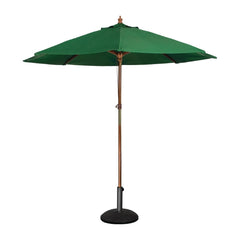 Bolero Round Parasol 3m Diameter Green Outdoor
