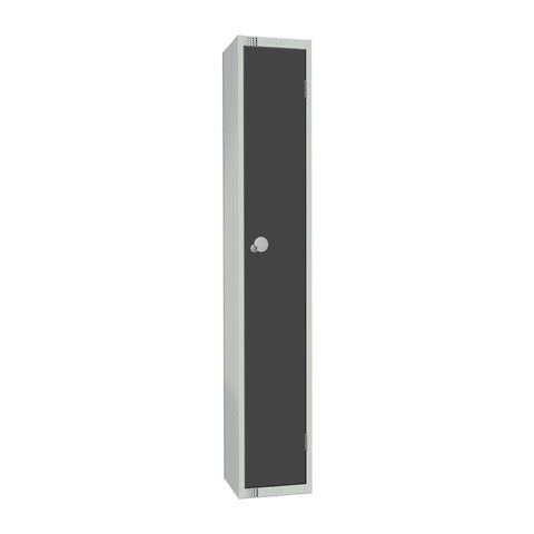 Elite Single Door Coin Return Locker Graphite Grey