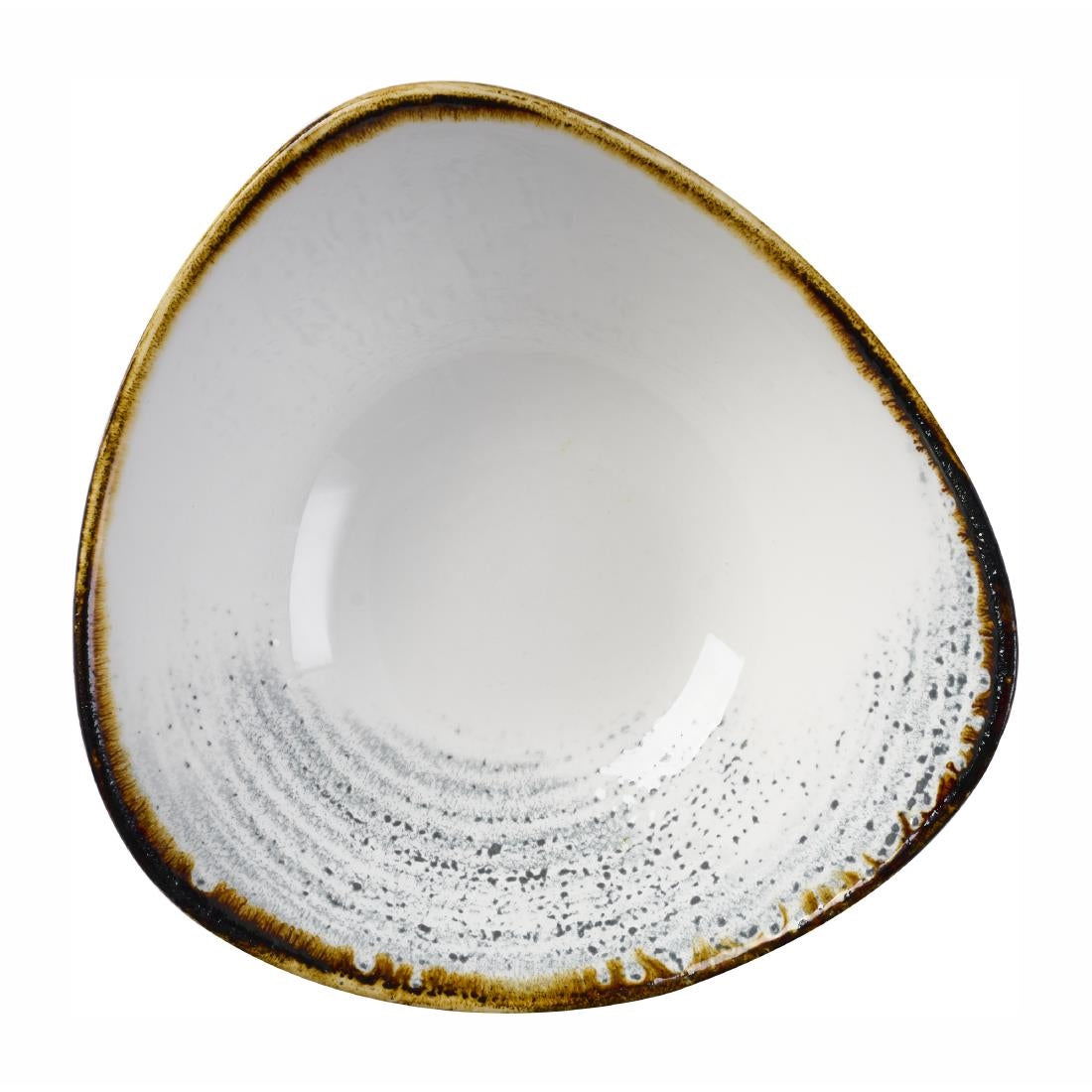 Churchill Homespun Accents Grey Triangle Bowl product image