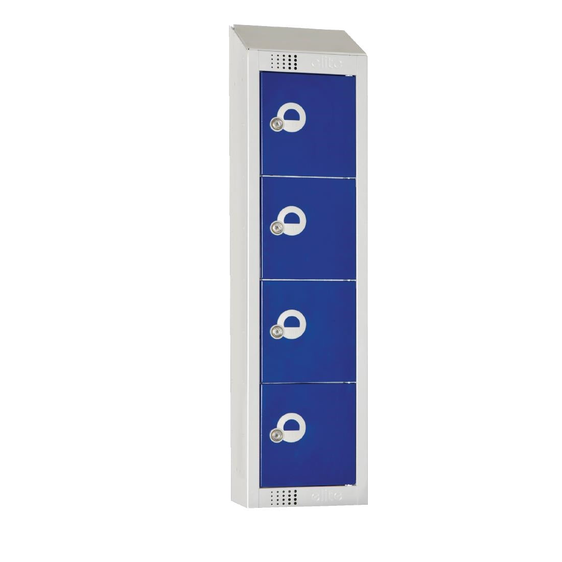Elite Personal Effects Locker 4 Door Blue product image