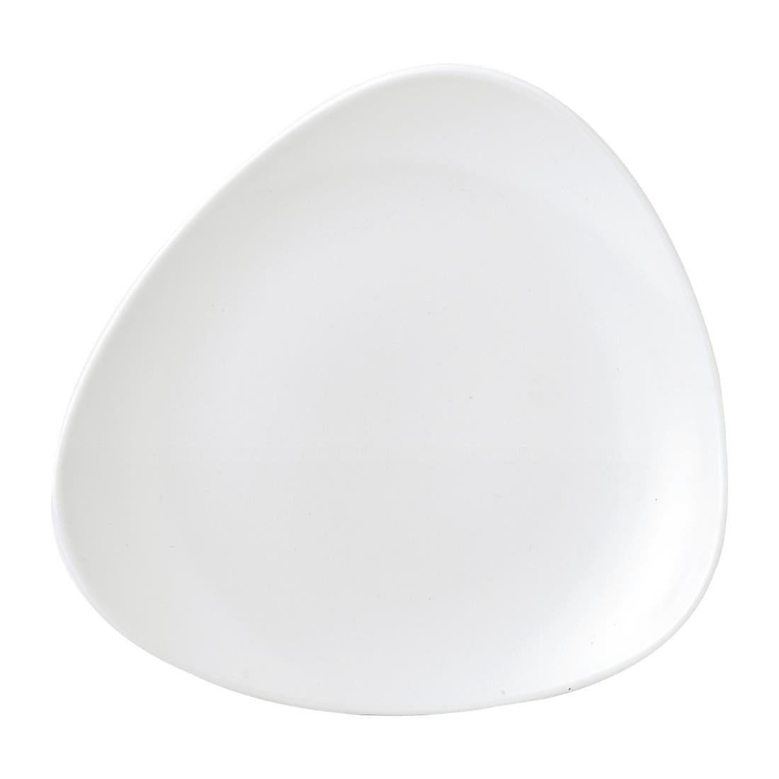 Vellum White Triangle Plate 10 1/2 " product image