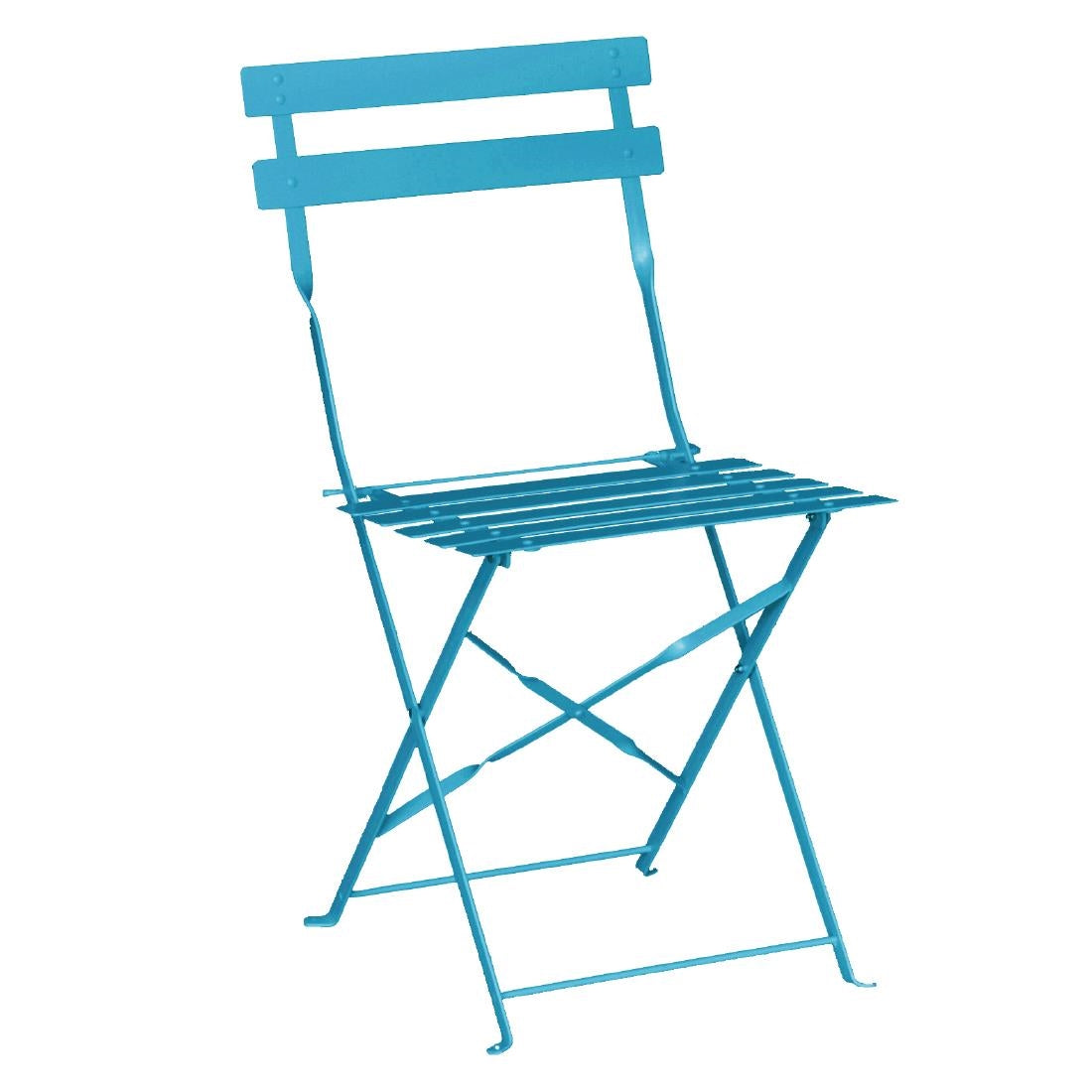 Bolero Pavement Style Steel Chairs Seaside product image