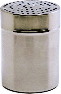 Genware 8004 S/St.Shaker Small 2mm Hole (Plastic Cap)