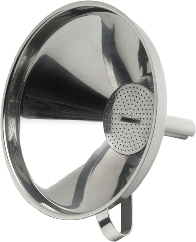 Genware 802 S/St.5"Funnel With Removable Strainer