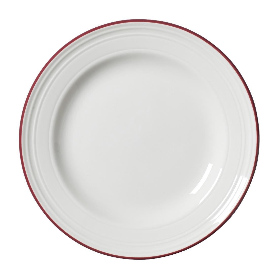 Steelite Bead Maroon Band Plates 165mm product image