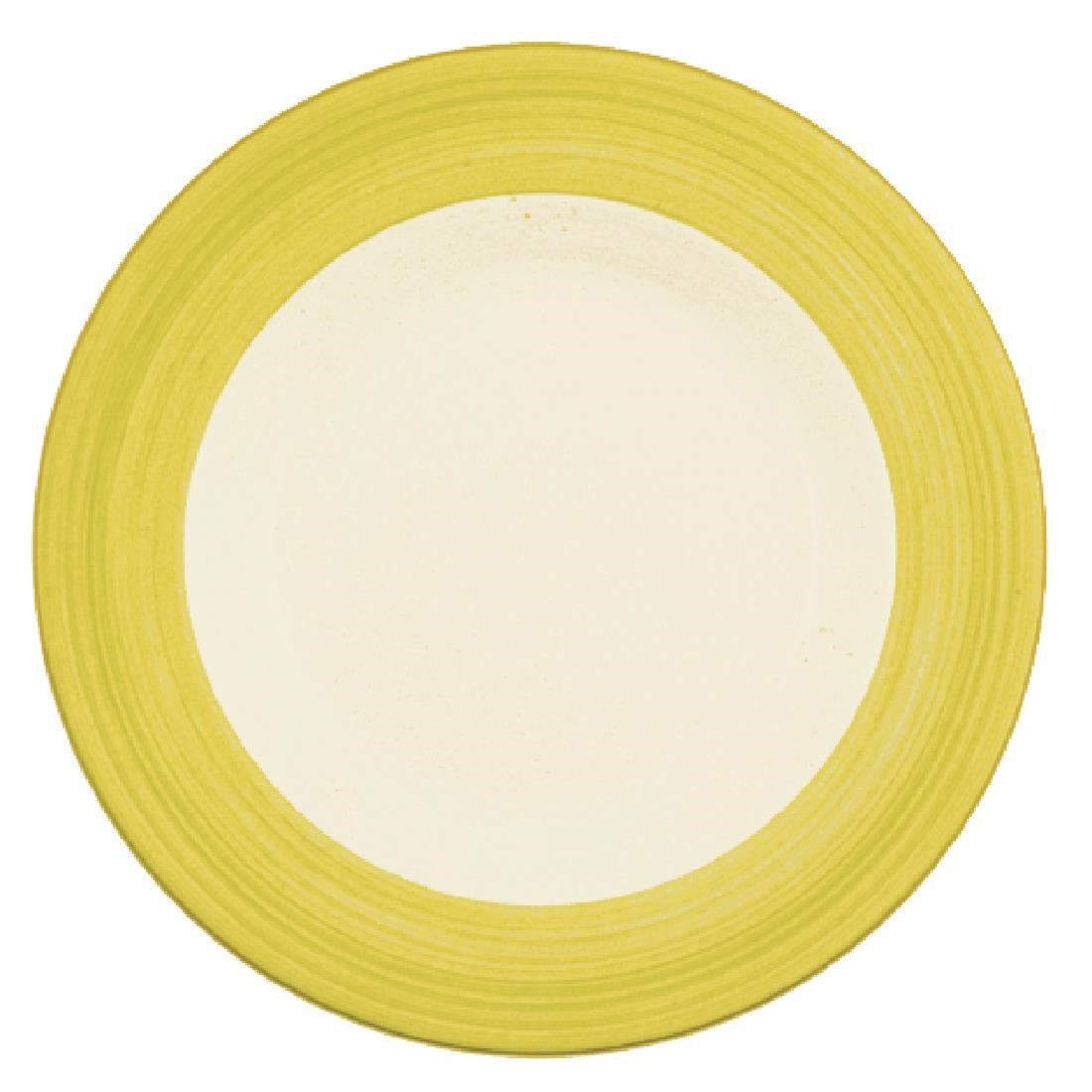 Steelite Rio Yellow Slimline Plates 202mm product image