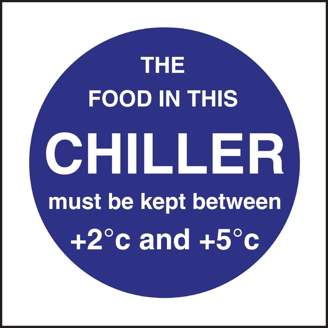 Vogue Food In This Chiller Sign product image