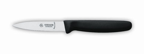 Genware 8315-WSP-8 Giesser Vegetable/Paring Knife 3 1/4" Serrated