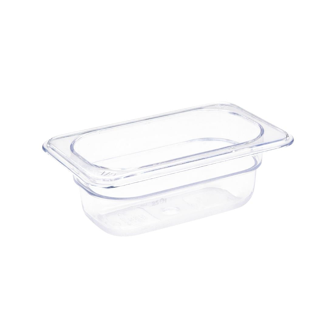 Vogue Polycarbonate 1/9 Gastronorm Container product image