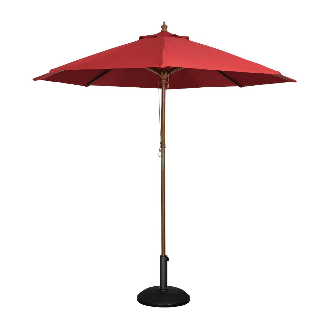 Bolero Round Parasol 3m Diameter Red product image