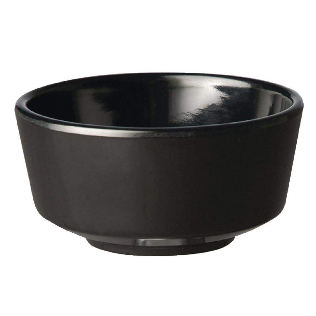 APS Float Black Round Bowl 6in product image