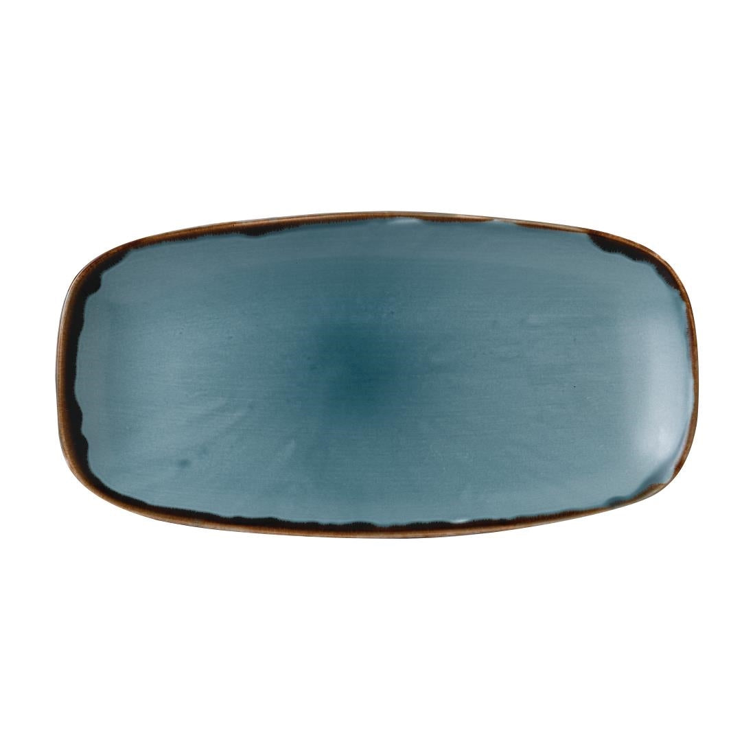 Dudson Harvest Oblong Chefs Plates Blue 298 x product image