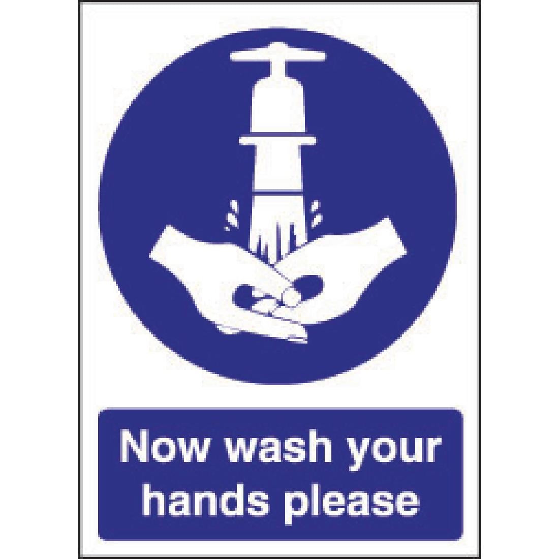 Vogue Now Wash Your Hands Sign product image