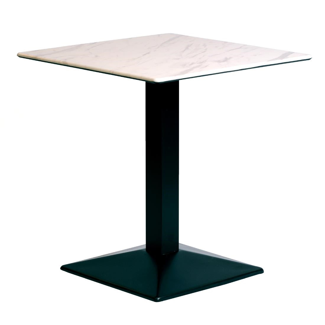 Turin Metal Base 700mm Square Dining Table product image