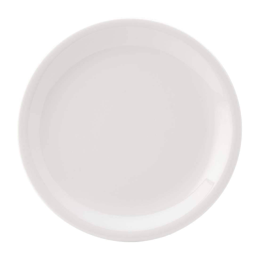 Utopia Titan Narrow Rimmed Plates White 260mm product image