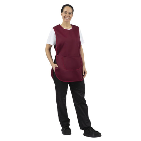 Tabard With Pocket Burgundy Small