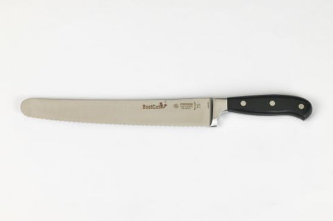 Genware 8661-W-25 Giesser BestCut X55 Slicing Knife 9 3/4" Serrated