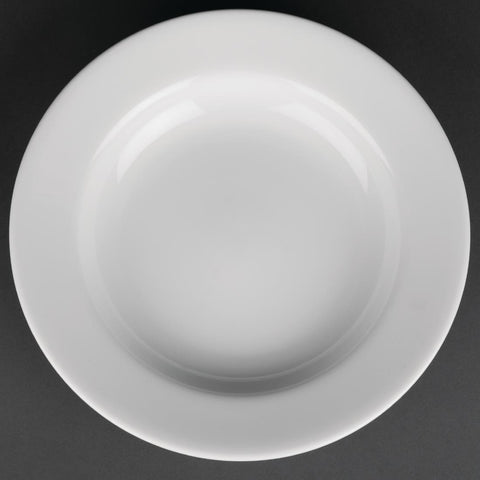 Royal Porcelain Classic White Soup Plates 235mm (Pack of 12)