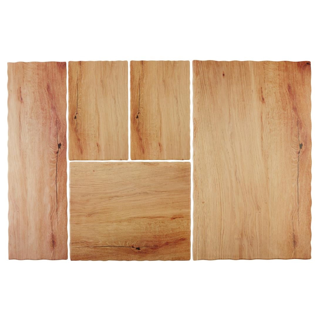 APS Oak Effect Melamine Tray GN 2/4 product image