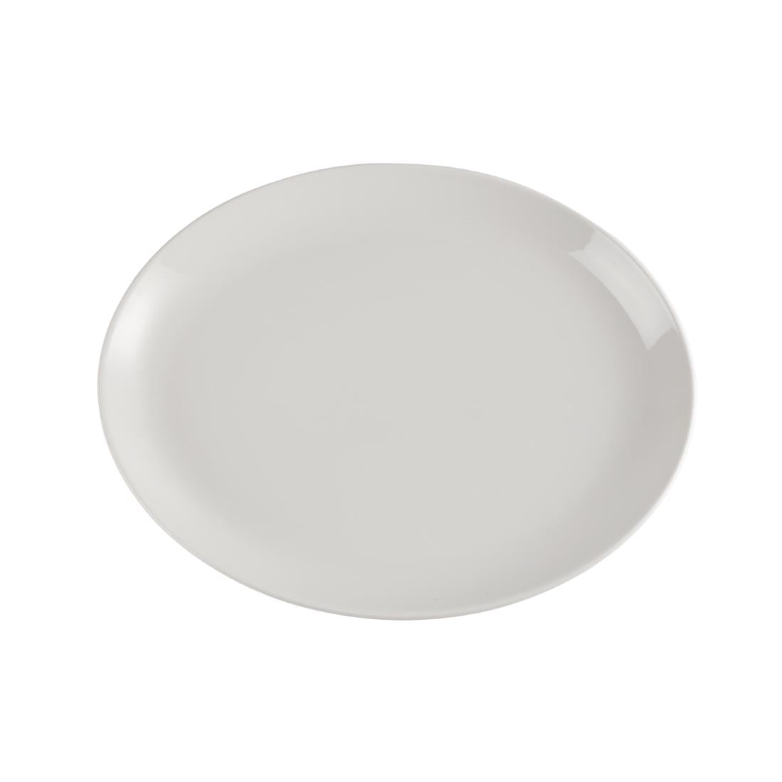 Churchill Plain Whiteware Oval Plates 340mm product image