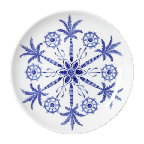 William Edwards Sultan's Garden Blue Butter Dish Coupe 110mm (Pack of 12)