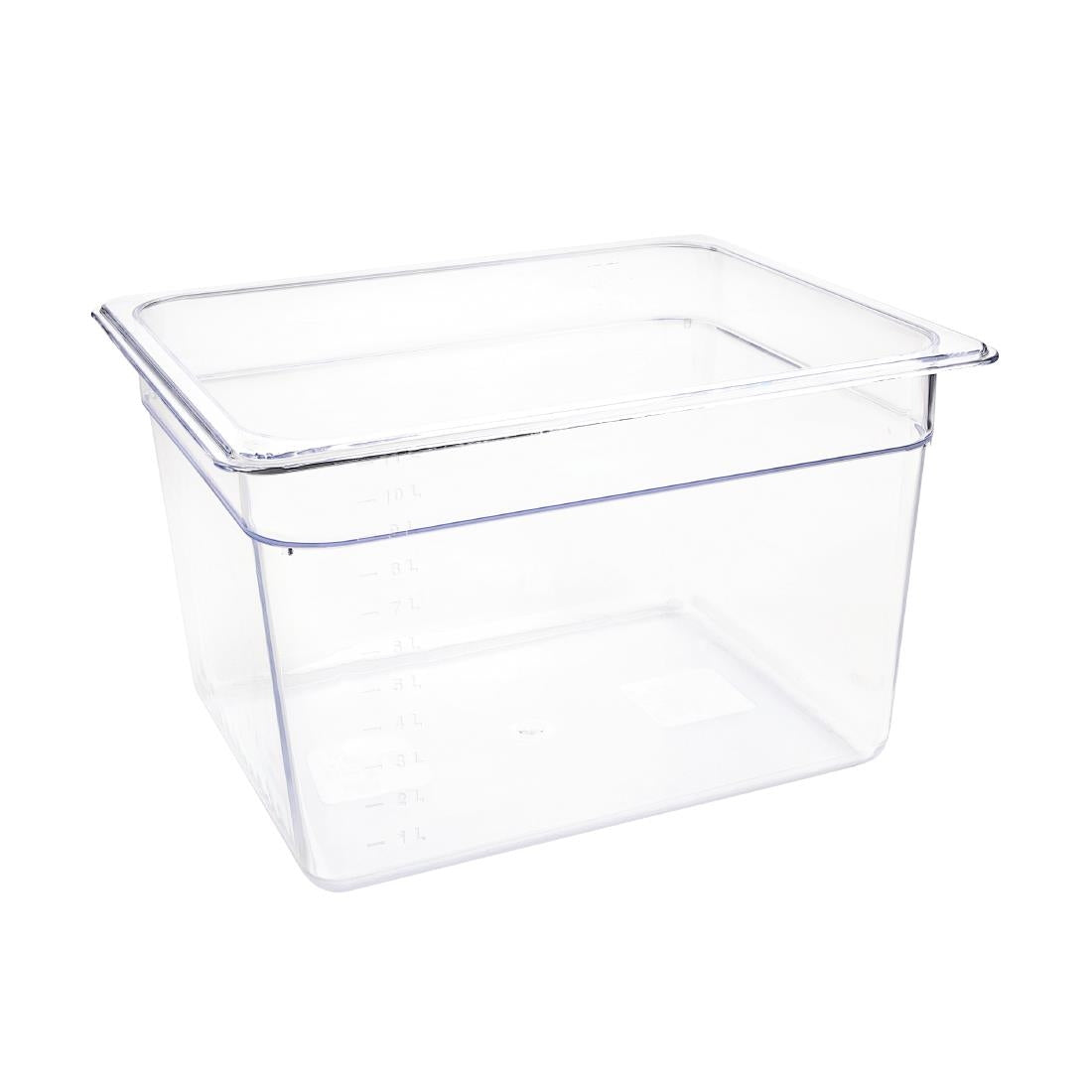 Vogue Polycarbonate 1/2 Gastronorm Container product image