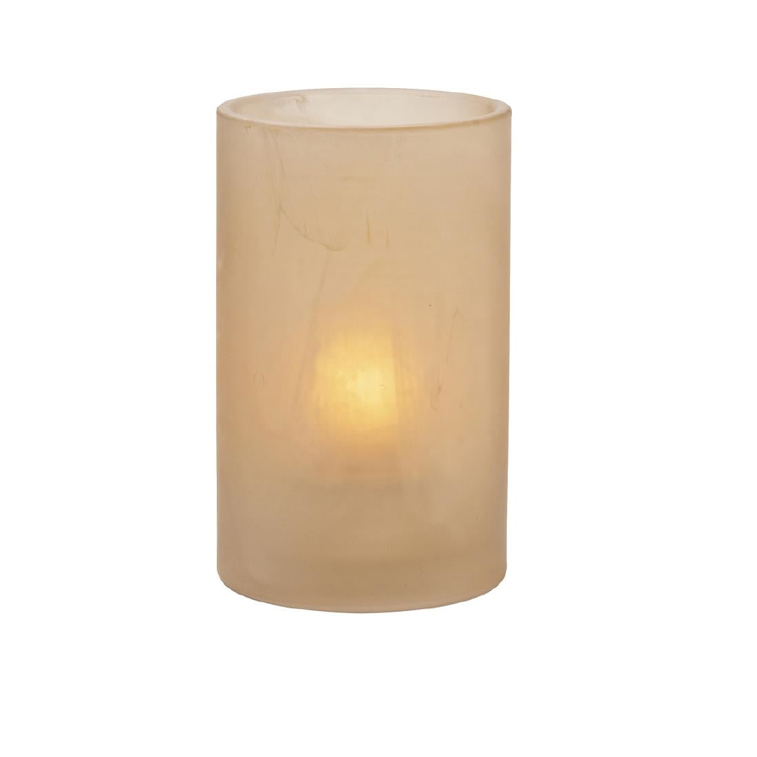 Hollowick Wysp Amber Satin Glass Cylinder product image