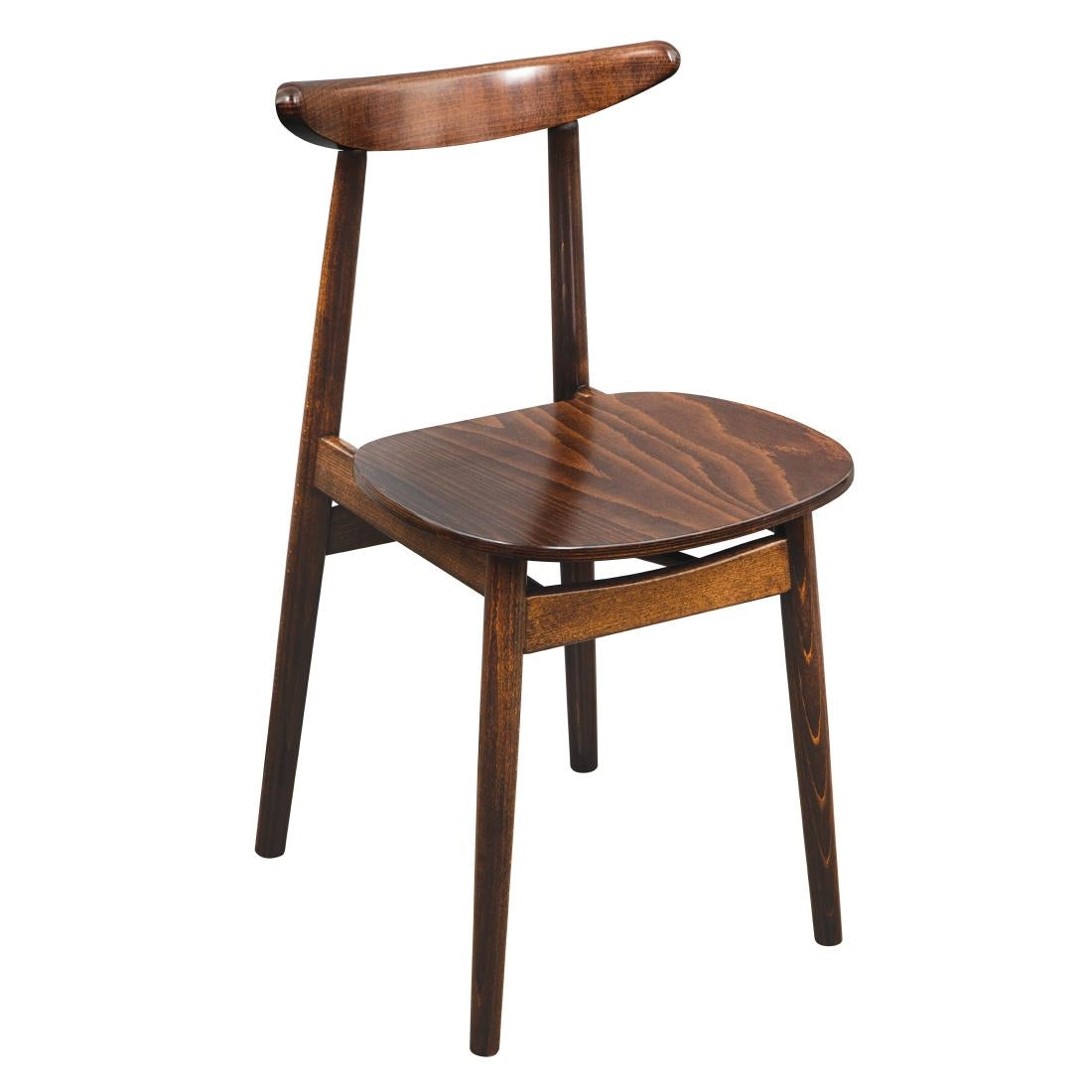 Fameg Walnut Cowhorn Side Chair product image