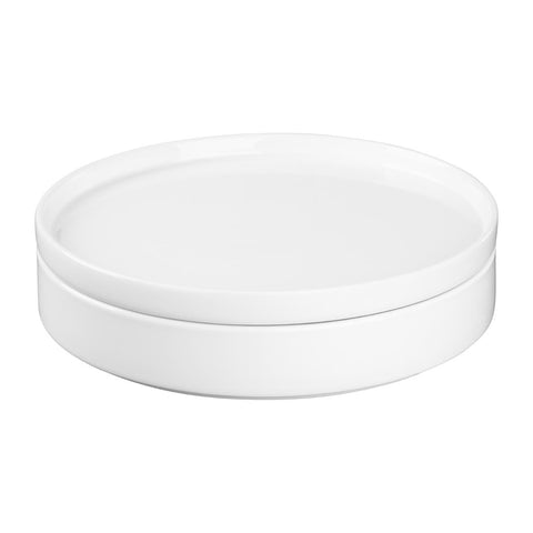 Olympia Whiteware Flat Walled Bowl - 270mm 10 2/3" (Box of 4)