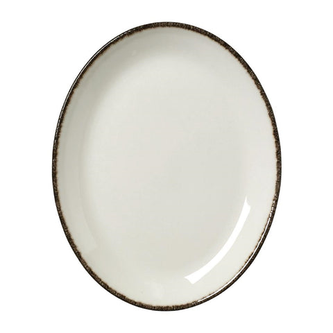Steelite Charcoal Dapple Oval Coupe Plates product image