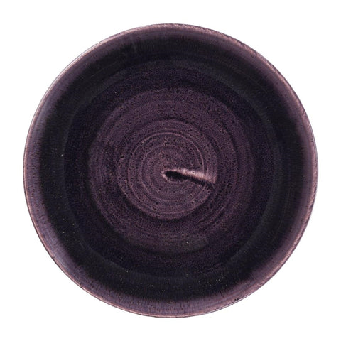 Churchill Stonecast Patina Deep Purple Coupe Plate 165mm (Pack of 12)