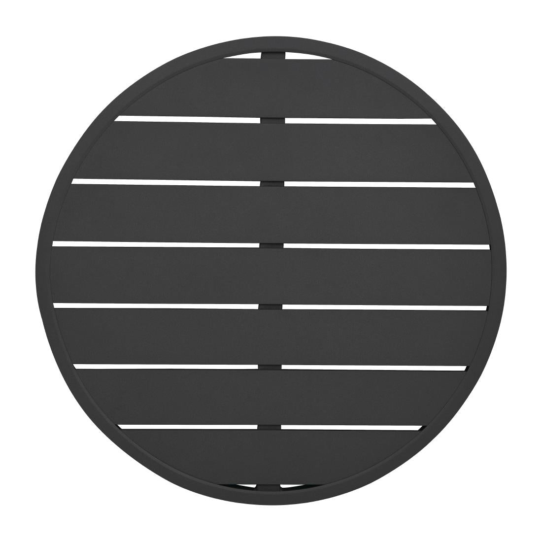 Bolero Aluminium Round Table Top Black 580mm product image