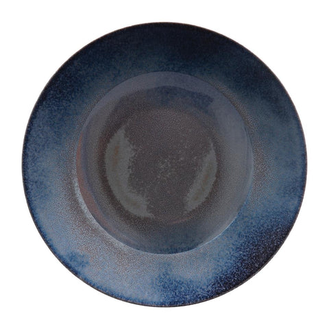 Royal Crown Derby Rebel Dark Blue Rimmed Bowl product image