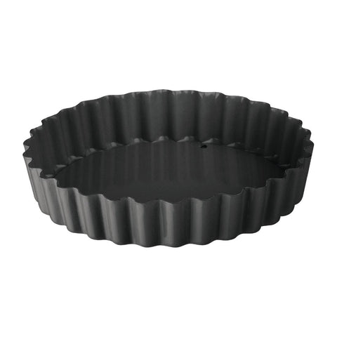 Vogue Non-Stick Mini Quiche Tin With Removable Base 120mm (Pack of 3)