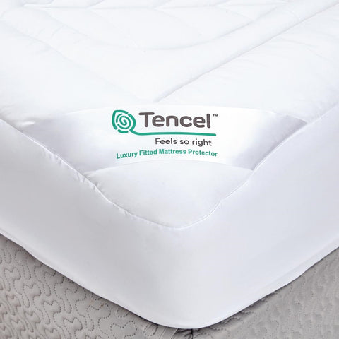 Mitre Luxury Tencel Fitted Mattress Protector Double