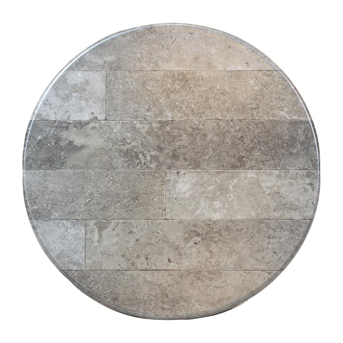Round Laminate Table Top Concrete 600mm product image