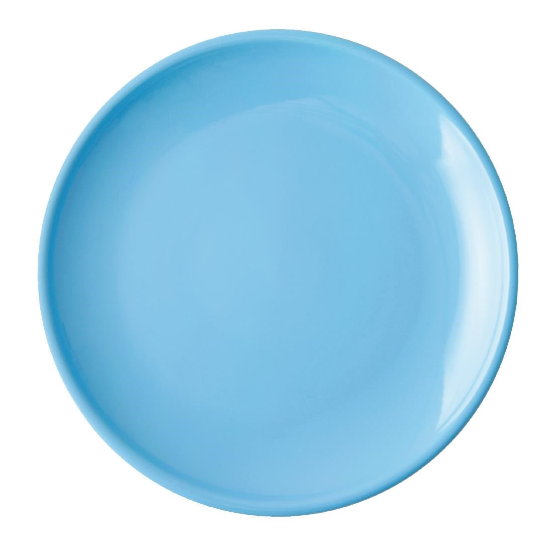 Olympia Cafe Coupe Plate Blue - 205mm 8" product image