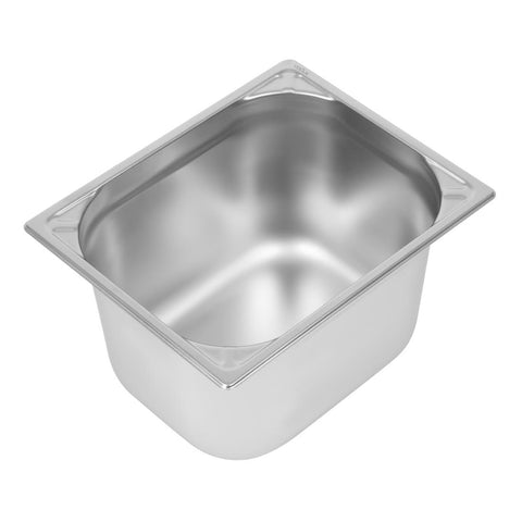 Vogue Heavy Duty Stainless Steel 1/2 Gastronorm Tray 200mm