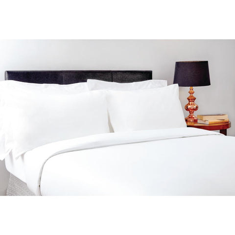 Mitre Essentials Pyramid Duvet Cover White Double