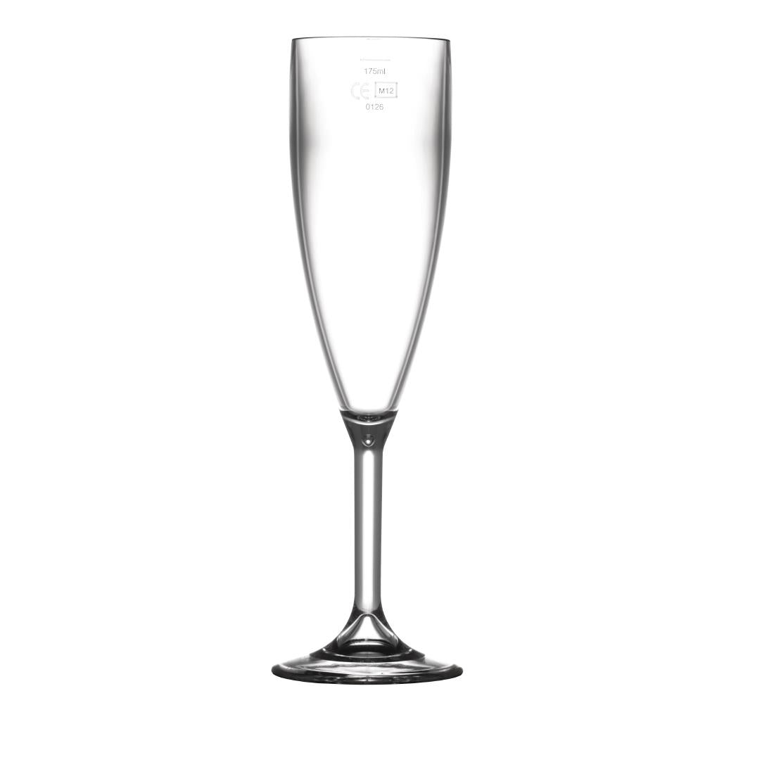 BBP Polycarbonate Champagne Flutes 200ml CE product image