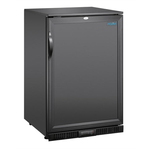 Polar G-series 850mm Single Door Back Bar Cooler Solid Door 128 Ltr